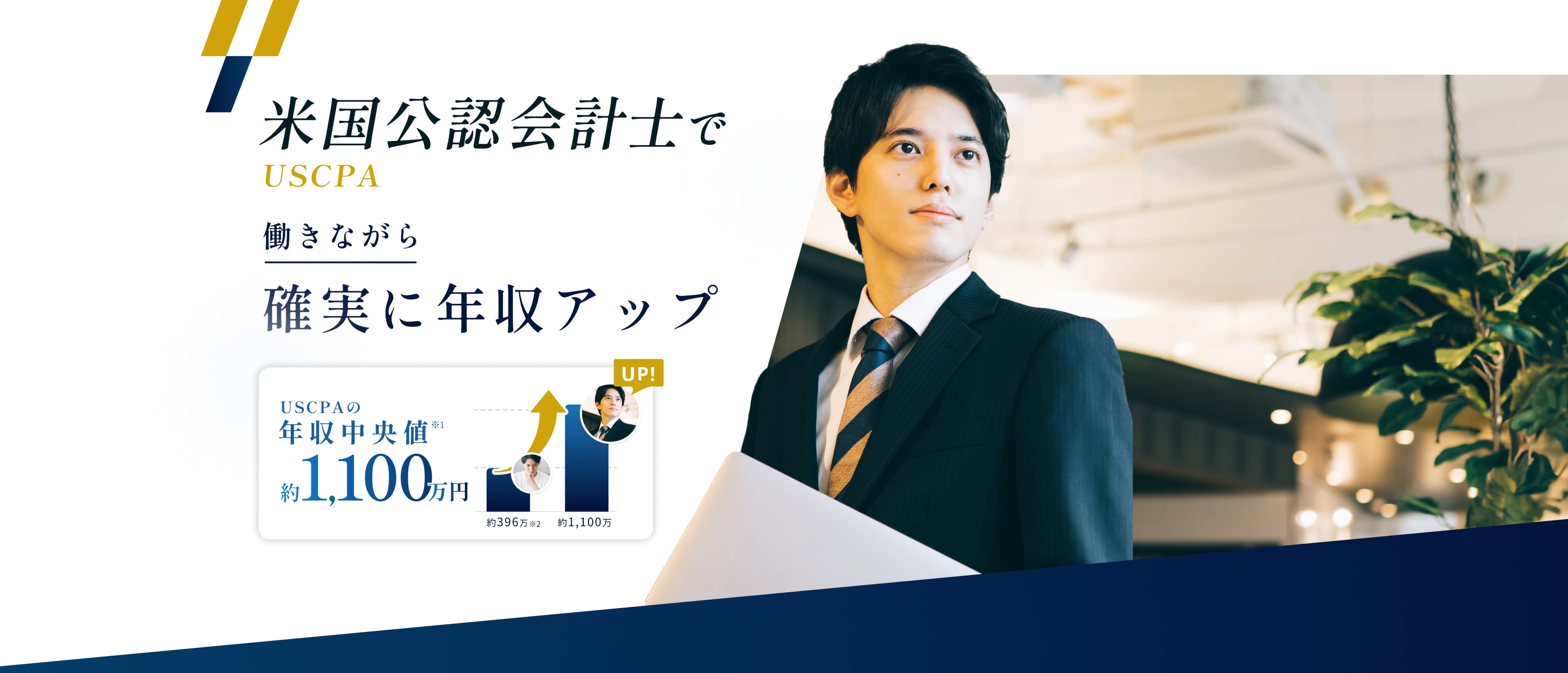 米国公認会計士(USCPA)で働きながら確実に年収アップ