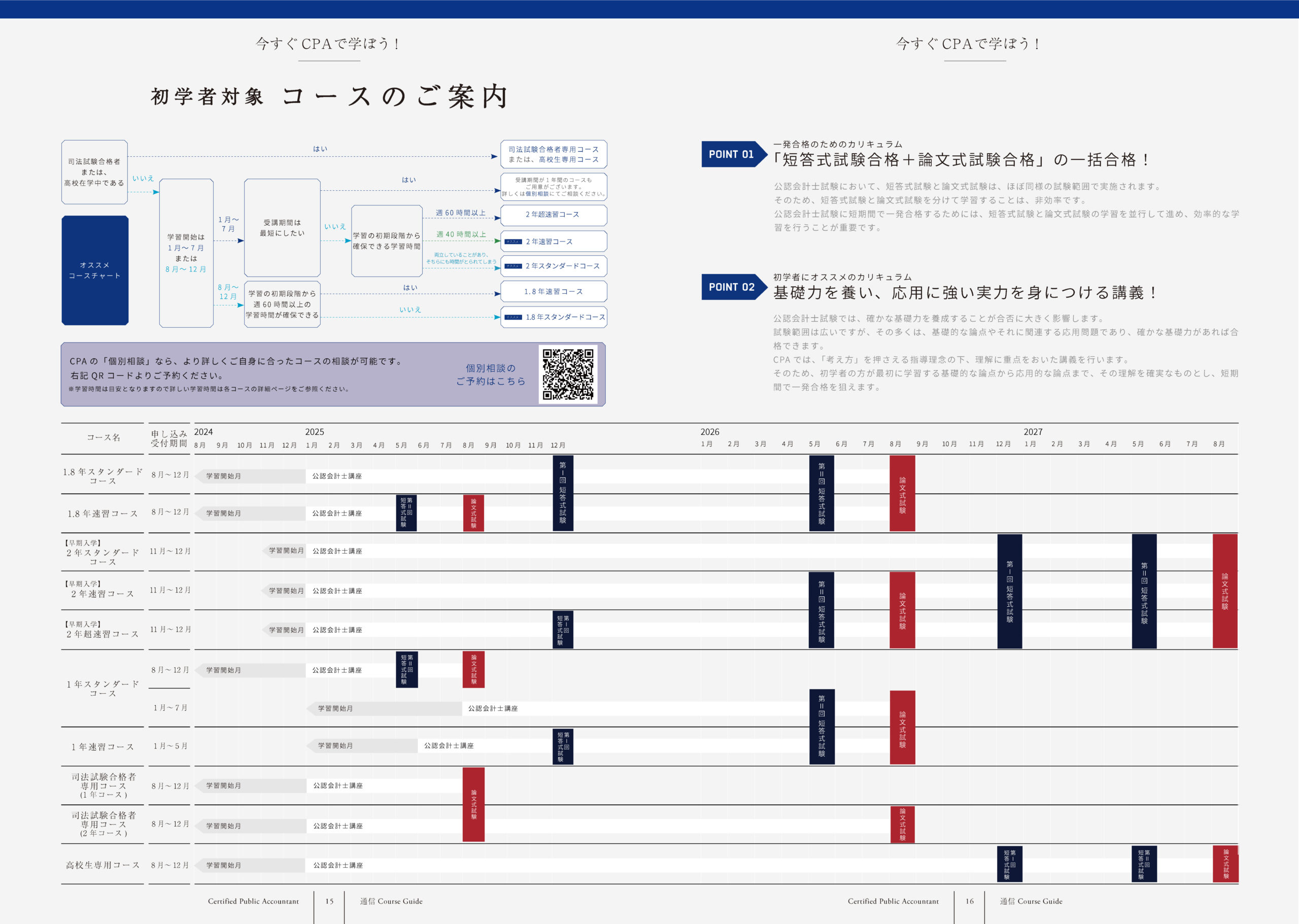 コース・料金 ｜CPA会計学院