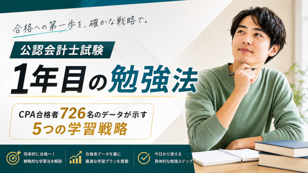 1年目の勉強法