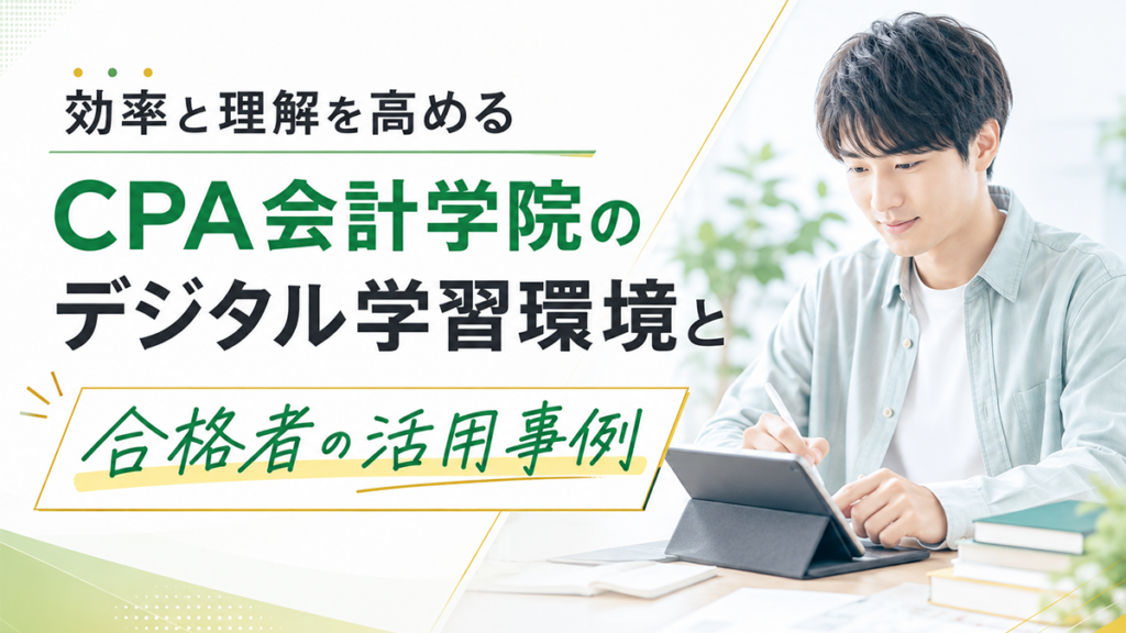 男性がデジタル学習している様子